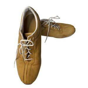 Timberland Tan Suede Walking Hiking Sneaker Shoes Size 10 Lace-Up Comfortable Ca